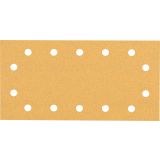 EXPERT C470 BRUSNI PAPIR S 14 LUKNJAMI ZA EKSCENTRIČNE BRUSILNIKE, 115 X 230 MM, G 100, 50 KOSOV