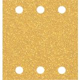 EXPERT C470 BRUSNI PAPIR S 6 LUKNJAMI ZA EKSCENTRIČNE BRUSILNIKE, 115 X 107 MM, G 40, 10 KOSOV