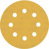 EXPERT C470 BRUSNI PAPIR Z 8 LUKNJAMI ZA EKSCENTRIČNE BRUSILNIKE, 115 MM, G 320, 5 KOSOV