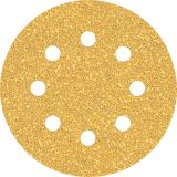 EXPERT C470 BRUSNI PAPIR Z 8 LUKNJAMI ZA EKSCENTRIČNE BRUSILNIKE, 115 MM, G 40, 5 KOSOV