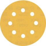 EXPERT C470 BRUSNI PAPIR Z 8 LUKNJAMI ZA EKSCENTRIČNE BRUSILNIKE, 115 MM, G 400, 5 KOSOV