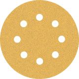 EXPERT C470 BRUSNI PAPIR Z 8 LUKNJAMI ZA EKSCENTRIČNE BRUSILNIKE, 115 MM, G 60, 5 KOSOV