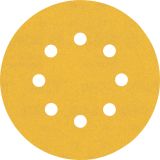 EXPERT C470 BRUSNI PAPIR Z 8 LUKNJAMI ZA EKSCENTRIČNE BRUSILNIKE, 125 MM, G 240, 50 KOSOV