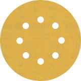 EXPERT C470 BRUSNI PAPIR Z 8 LUKNJAMI ZA EKSCENTRIČNE BRUSILNIKE, 125 MM, G 320, 5 KOSOV