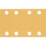 EXPERT C470 BRUSNI PAPIR Z 8 LUKNJAMI ZA EKSCENTRIČNE BRUSILNIKE, 80 X 133 MM, G 120, 10 KOSOV