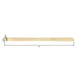 DOLGA SPONA ALBERTS FI 13X800X40 MM ŽENSKI DEL