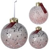 BUNKA IZ UMETNE MASE KOOPMAN FI 20 CM ROZA Z BLEŠČICAM