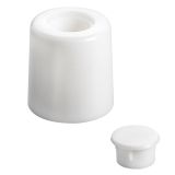 BLAŽILEC ZA VRATA HETTICH DIY, FI 26,5X29, BEL, V ZAVOJU STA 2 KOSA