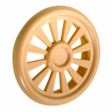 ZRAČNIK HETTICH DIY FI 40 MM, BEŽ PVC ZAV=4 KOS