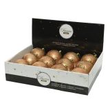 BUNKA IZ UMETNE MASE FI 8 CM LEOPARD Z DEKORJEM BRONZ