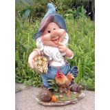 FIGURA, OKRASNA PALČEK S KUŽKOM VIŠ.41 CM