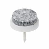 DRSNIK HETTICH DIY FILC FI 20 MM, BEL Z ŽEBLJIČKOM ZAV=32 KOS