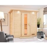 FINSKA SAVNA ANJA 2+9KW GRELEC BIO PREDNJI VHOD+STREŠ.VENEC