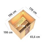 FINSKA SAVNA ANJA+9KW GR.ZR+SIVA VRATA PREDNJI VHOD+STREŠ.VENEC