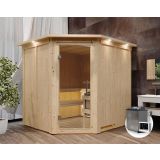 FINSKA SAVNA JARIN 9+9KW GRELEC BIO KOTNI VHOD+STREŠ.VENEC