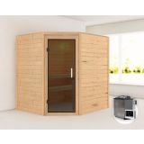 FINSKA SAVNA MIA+9KW GRELEC BIO KOTNI VHOD+SIVA ZAT.VRATA