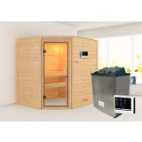 FINSKA SAVNA MIA+9KW GRELEC ZR KOTNI VHOD PROZORNA VRATA