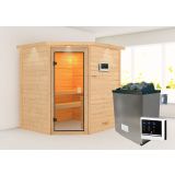 FINSKA SAVNA MIA+9KW GRELEC ZR KOTNI VHOD+STREŠ.VENEC