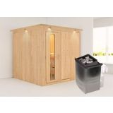 FINSKA SAVNA RODIN 2+9KW GRELEC NR PREDNJI VHOD+STREŠ.VENEC