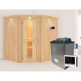 FINSKA SAVNA SIIRIN 2+ 9KW GRELEC ZR KOTNI VHOD+STREŠ.VENEC