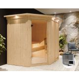 FINSKA SAVNA SIIRIN 8+ 9KW GRELEC BIO KOTNI VHOD+STREŠ.VENEC