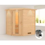 FINSKA SAVNA SVEA 2+9KW GRELEC ZR KOTNI VHOD+STREŠ.VENEC