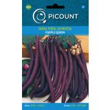 STROČNICA PICOUNT FIŽOL NIZEK PURPLE QUEEN