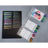 FLOMASTRI TARGET ART METALLIC TWIN 12/1 28270