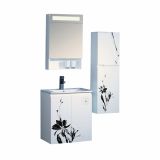 MDF LAK.KOPAL.OMARICA SANOTECHNIK FLOWERS SPODNJA BELA Z 2 VRATI