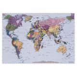FOTOTAPETA 4-DELNA WORLD MAP 270X188 CM KOMAR