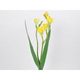 UMETNO CVETJE FREZIJA X2 60CM RUMENA
