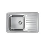 NERJAVNO POMIVALNO KORITO ALVEUS GALEO 20, SATIN 790X500 MM