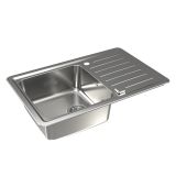 NERJAVNO POMIVALNO KORITO ALVEUS GALEO 20, SATIN 790X500 MM