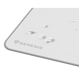 GAMING PODLOGA ZA MIŠKO GENESIS CARBON 400 M LOGO, BELA