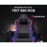 GAMING STOL GENESIS TRIT 660 RGB GAMING - PISARNIŠKI