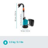 GARDENA BATERIJSKA POTOPNA ČRPALKA