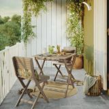 GARNITURA 2 JEDILNIH STOLOV SOLIS II ORIGAMI FSC AKACIJA