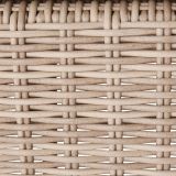 GARNITURA UMETNI RATAN NATERIAL KOTNA ALU, 2 TAB. + JED.MIZA