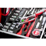 GARNITURA ORODJA CONMETALL 156 DELNA V KOVČKU S KOLEŠČKI