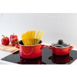 GARNITURA / SET POSODE METALAC 3/1 STANDARD EMAJL RDEČA