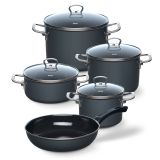 GARNITURA / SET POSODE RIESS 5 DELNA GREY DARK