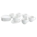 GARNITURA SKODELIC ALPEKS 6 DELNA BELA KAVA HJ6094