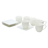 GARNITURA SKODELIC ALPEKS 6 DELNA BELA KAVA XB243
