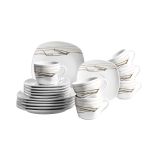 GARNITURA SKODELIC DOMESTIC 18 DELNI SPLASH BROWN