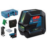 KOMBINIRANI LASER BOSCH GCL 2-50 G Z DRŽALOM RM 10 IN STROPNO SPONKO V KOVČKU