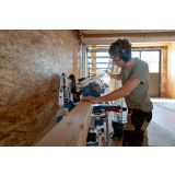 AKU. KROŽNA NAMIZNA ŽAGA BOSCH PROFESSIONAL GCM 18V-305 GDC 2X18V 5.5AH BATERIJE