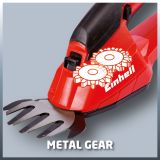 AKUMULATORSKE ŠKARJE ZA ŽIVO MEJO EINHELL GE-CG 18 LI SOLO BREZ BATERIJE IN POLNILNIKA