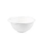 PRIPOMOČEK ZA ODCEJANJE UCSAN PLASTIK GIBLJIVO CEDILO S POSODO 1.8 L BEL