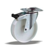 GIBLJIVO KOLO Z ZAVORO LIV-KOLESA 100 MM ZVISO PA VA BE