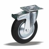 GIBLJIVO KOLO Z ZAVORO LIV-KOLESA 125 MM ZVISO FEGUVA QA PV 2-623 A